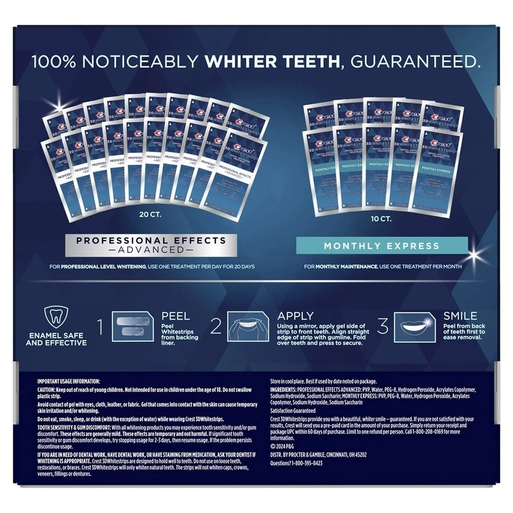 Crest 3D Whitestrips 40 + 20 Strips Image 2