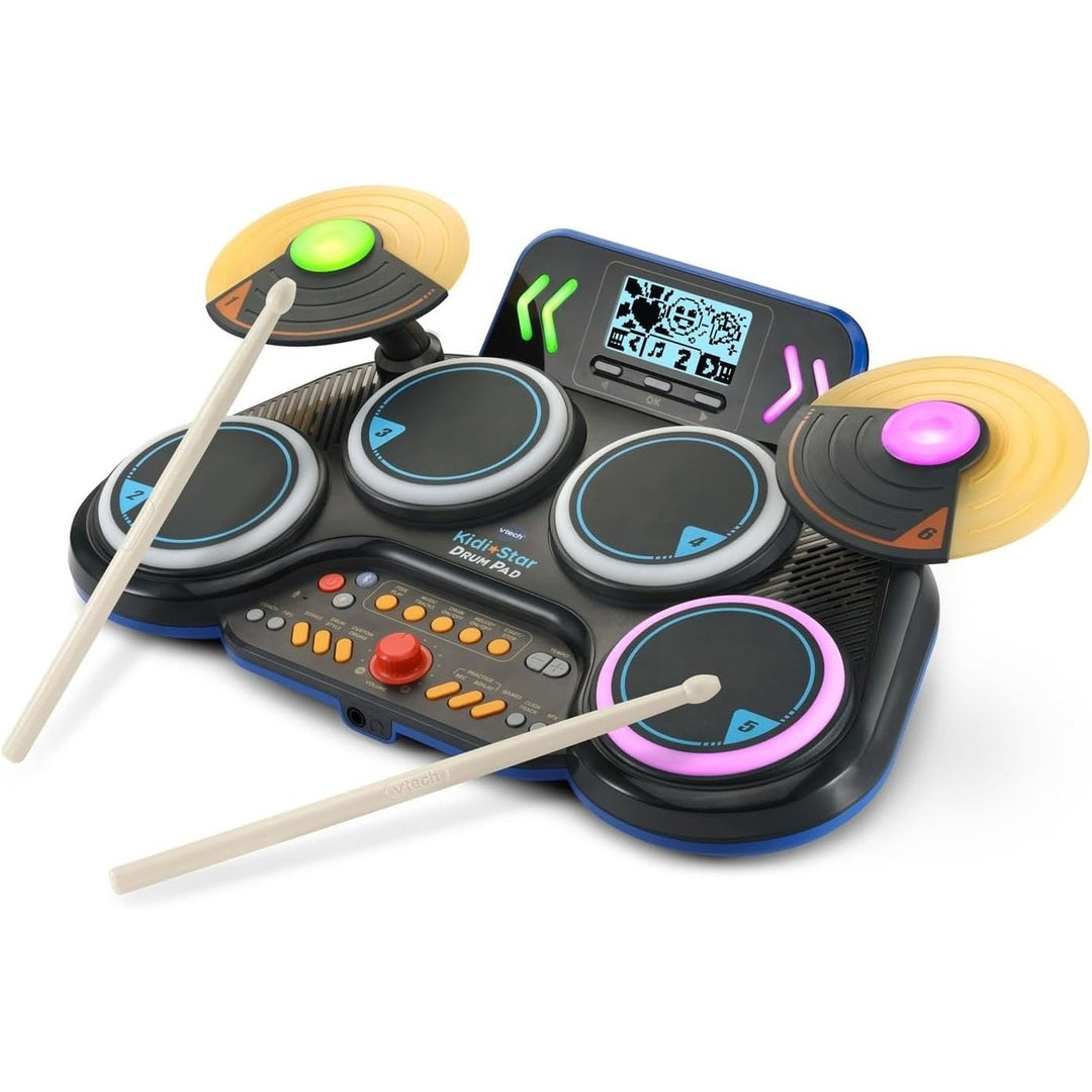 VTech Kidi Star Drum Pad Black Image 3