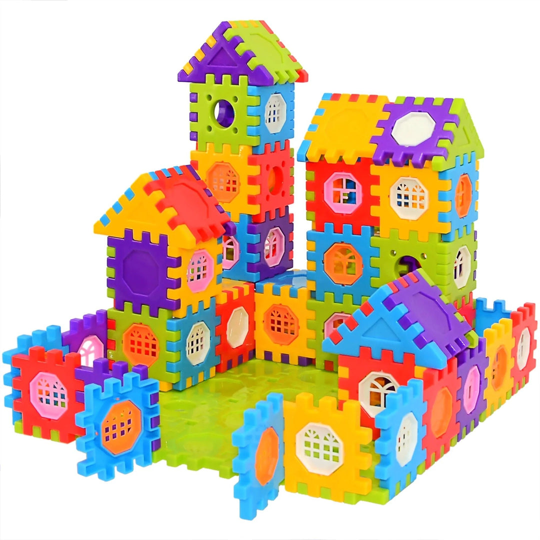 160-Piece Tiles Building Blocks Set 3D Tiles for Kids Boys Girls Educational Playset STEM Toys for Toddlers Image 1