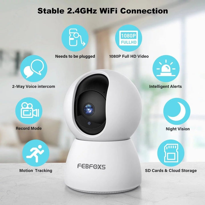 1080P Baby Monitor Security Camera for Home Security Image 6