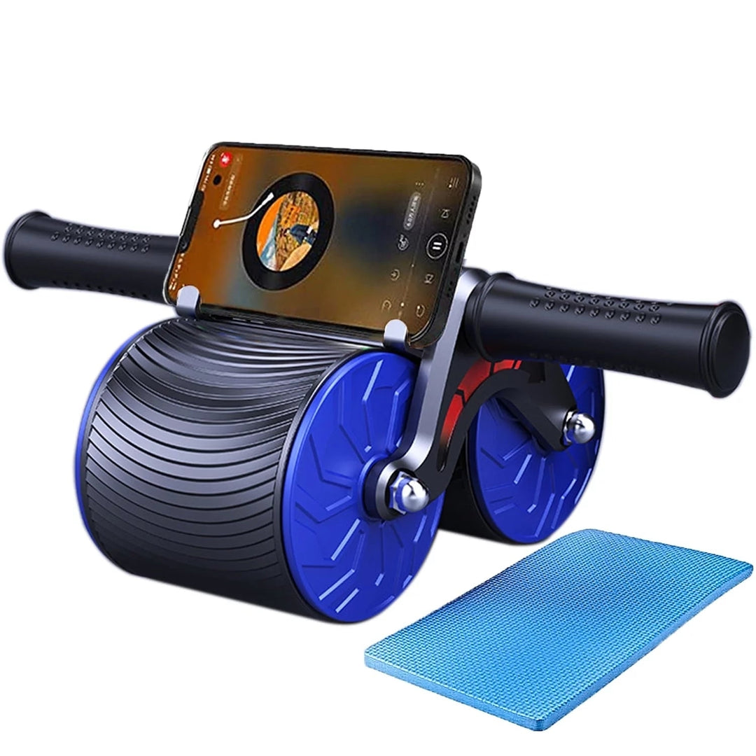 2024 Ab Abdominal Exercise Roller Elbow Support Abs Roller Wheel Core Exercise Equipment Automatic Rebound Abdominal Image 1