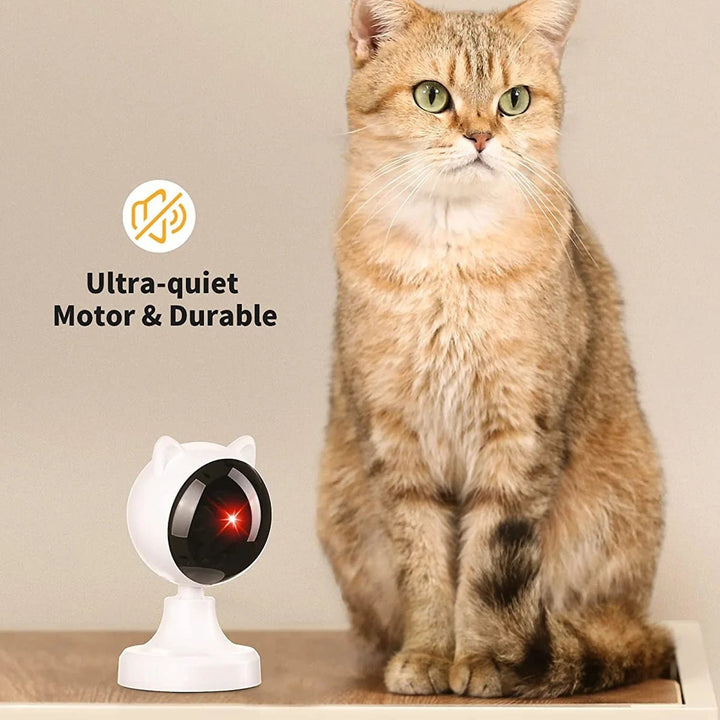 Automatic Cat Laser Toys Interactive Laser Cat Toys for Indoor Cats/Kitty/Dogs Cat Laser Toy Automatic White Image 6