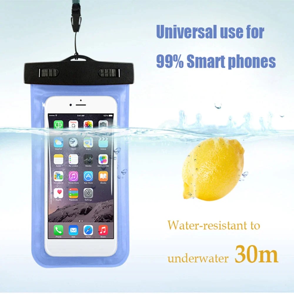 3 Pack Waterproof Floating Cell Phone Pouch Dry Bag Case Cover for Phone Samsung Image 12