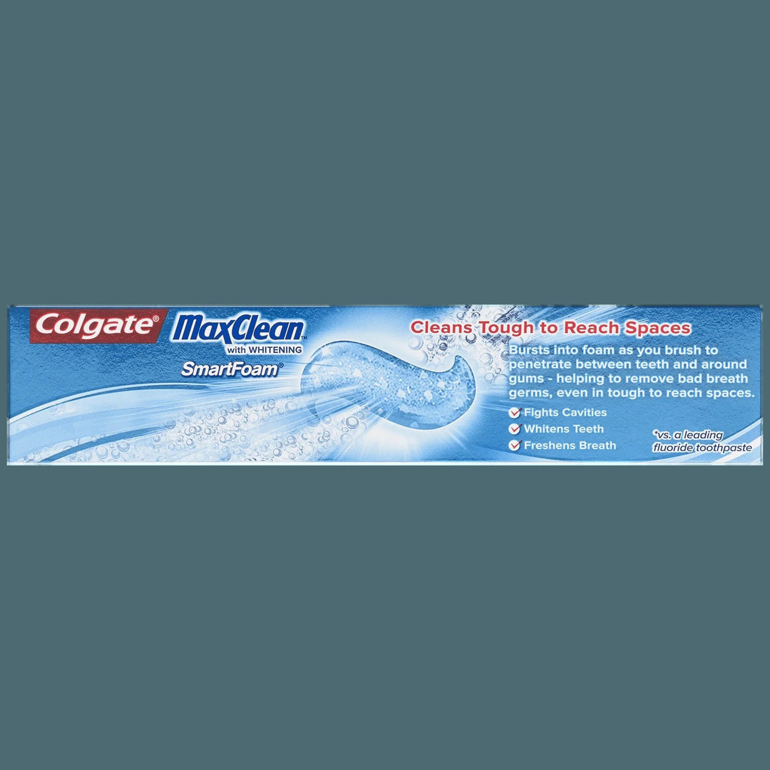 Max Clean with Whitening Foaming Toothpaste Effervescent Mint - 6 Ounce (4 Count) Image 3