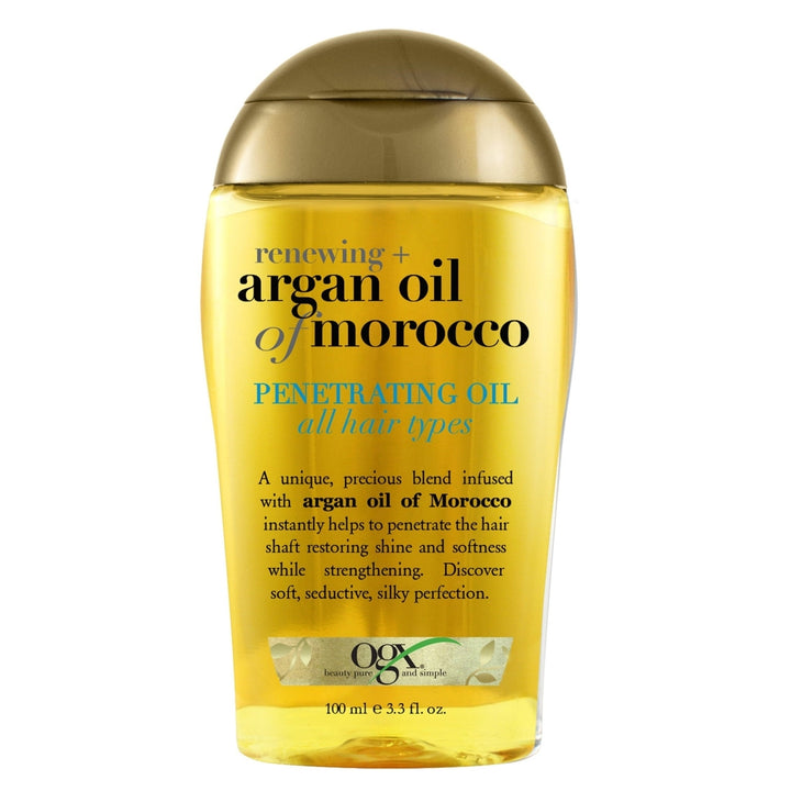 Renewing + Argan Oil of Morocco Penetrating Hair Oil Treatment 3.3 Oz Image 4