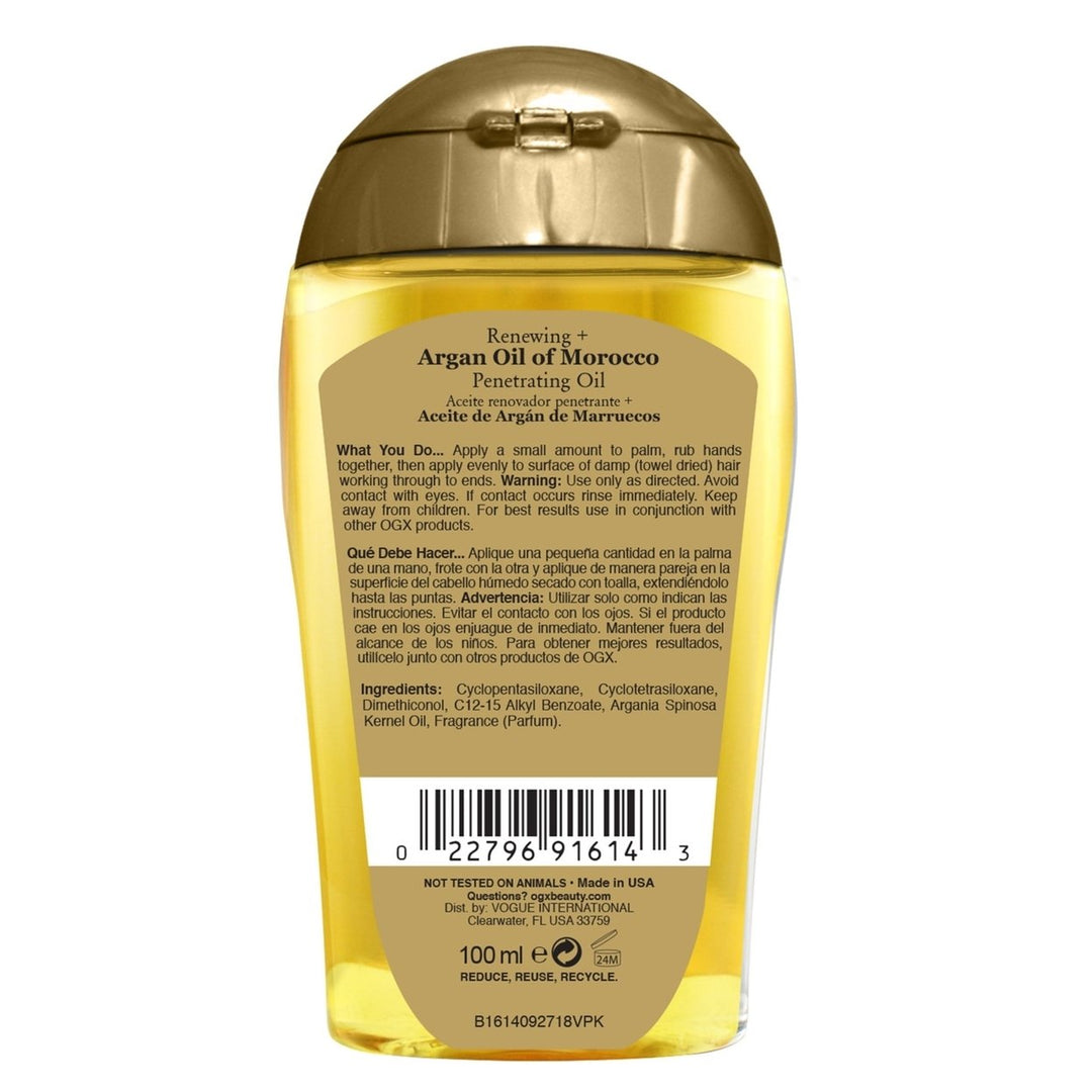 Renewing + Argan Oil of Morocco Penetrating Hair Oil Treatment 3.3 Oz Image 6