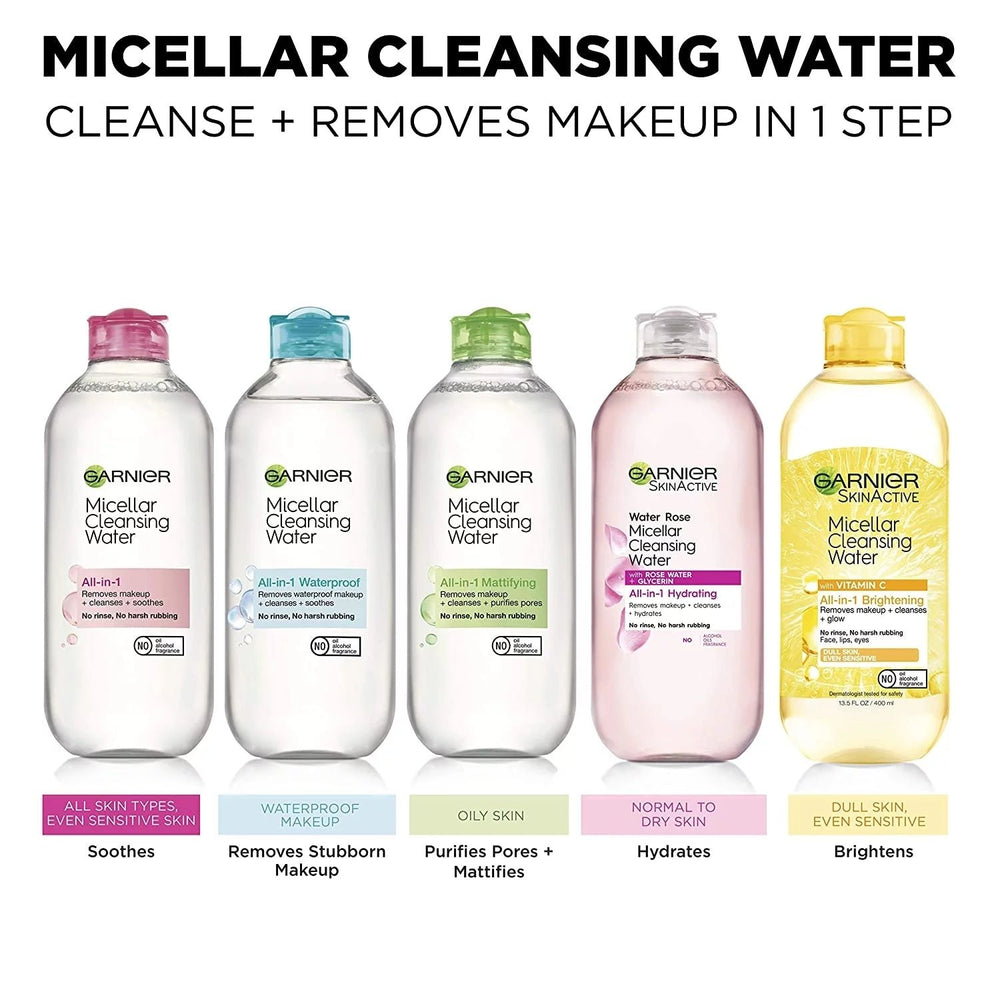 Skinactive Micellar Cleansing Water for All Skin Types 13.5 Fl Oz Image 2