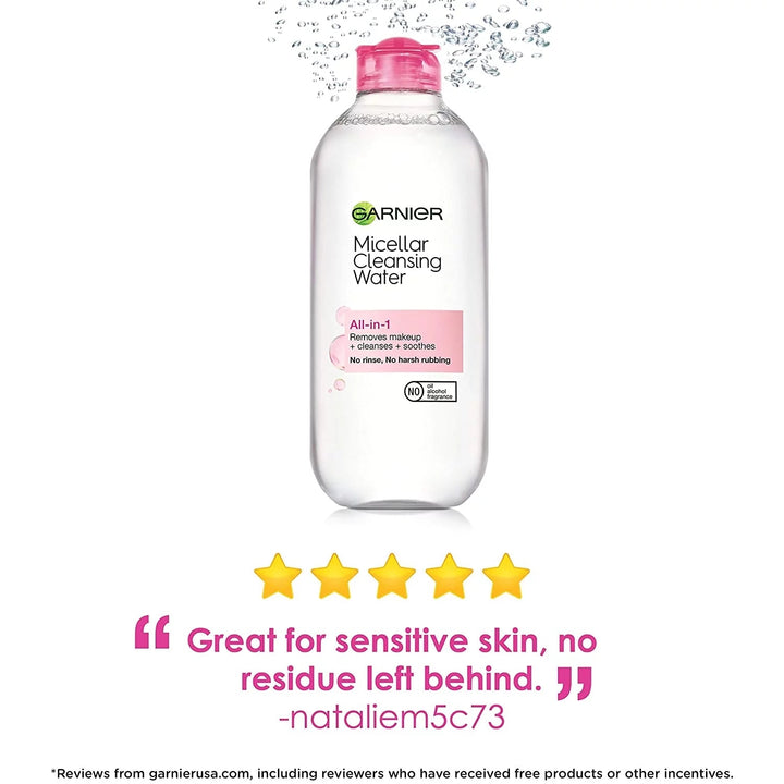 Skinactive Micellar Cleansing Water for All Skin Types 13.5 Fl Oz Image 3