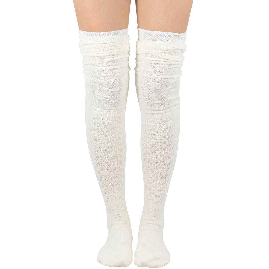 Teehee WomenS Extra Long Fashion Thigh High Socks over the Knee High Boot Socks Image 4