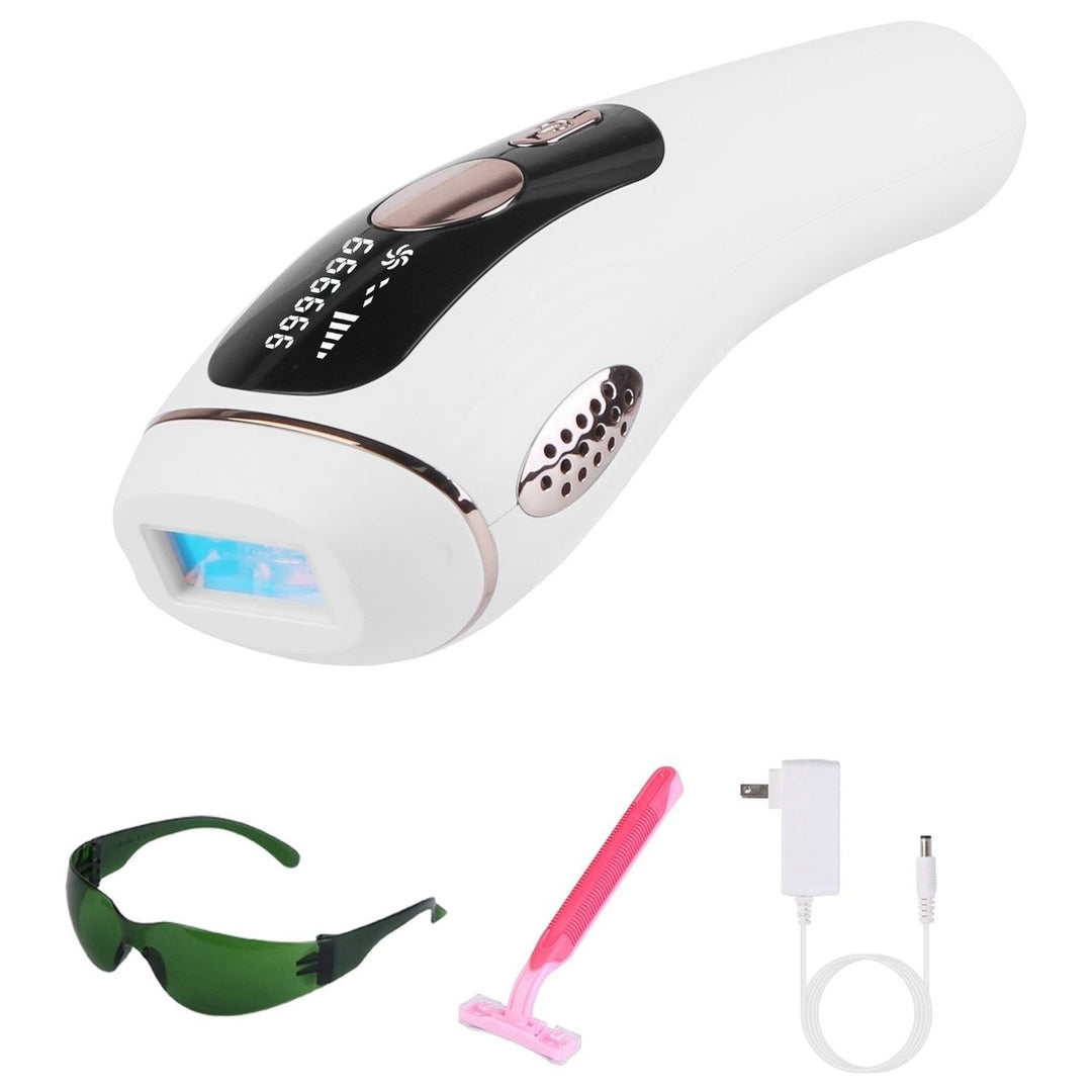 Laser Hair Removal for Woman Man Ice Cooling Permanent IPL Hair Remover with Painless 999999 Flashes Home Use Lasting Image 1