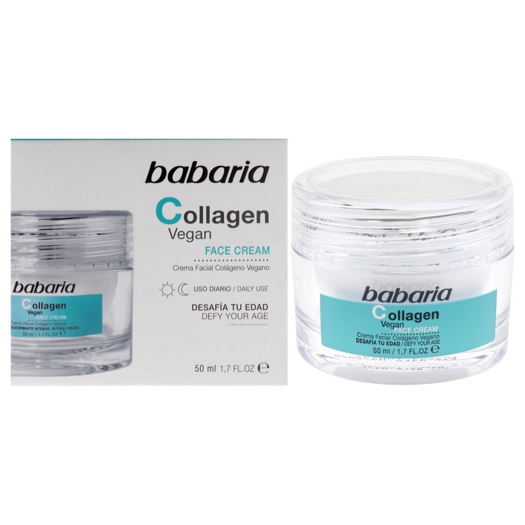 Babaria Collagen Vegan Face Cream by Babaria for Unisex - 1.7 oz Cream Image 1