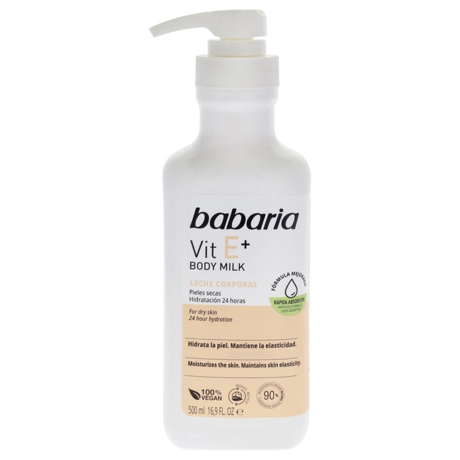 Babaria Vitamin E Plus Body Milk by Babaria for Unisex - 16.9 oz Body Milk Image 1