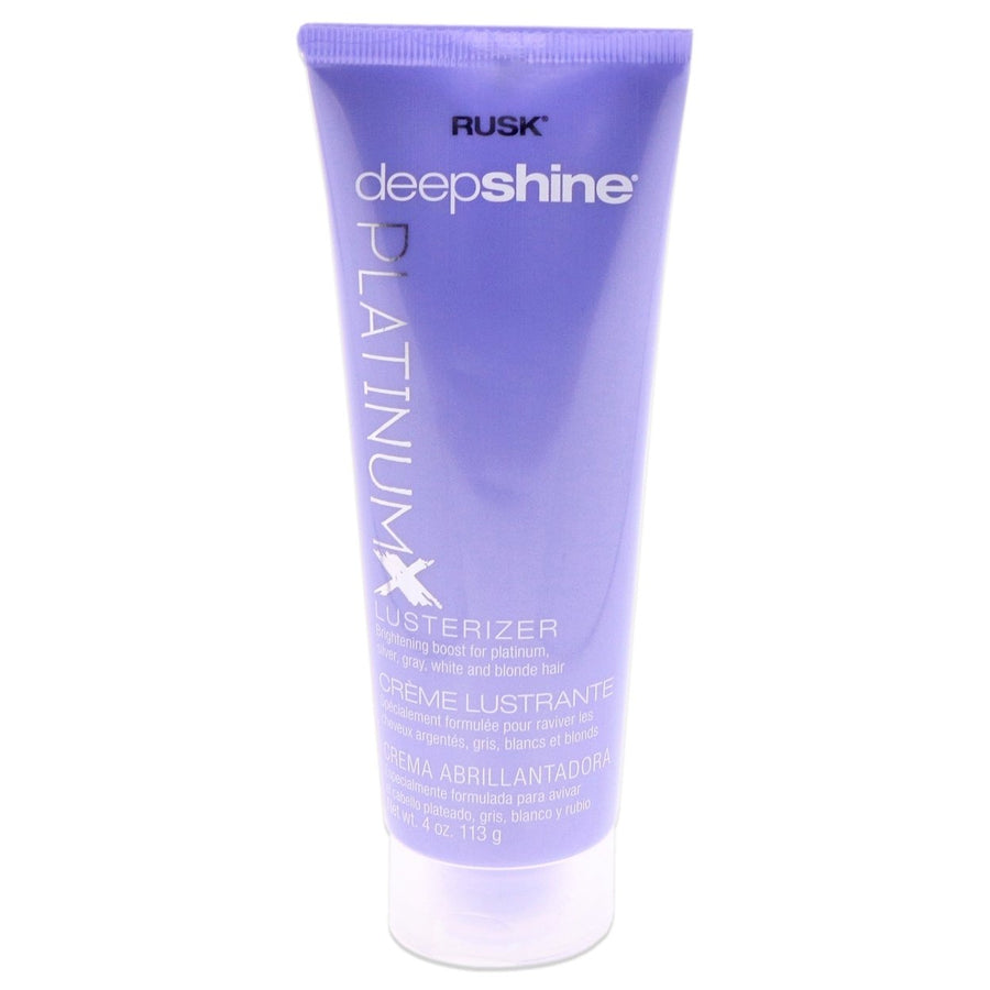 Barbasol Deepshine Platinum X Lusterizer by Rusk for Unisex - 4 oz Cream Image 1