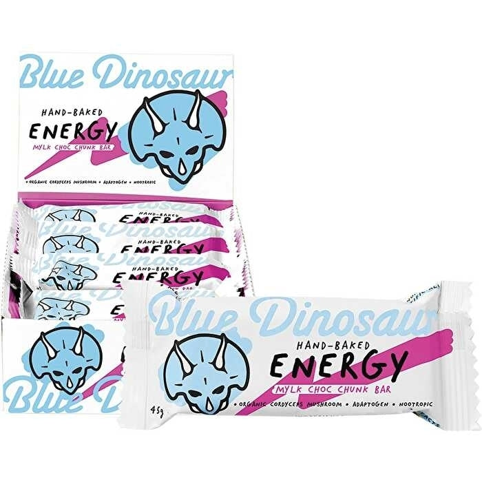 Blue Dinosaur Hand-Baked Energy Bar Mylk Choc Chunk 12x45g Image 1