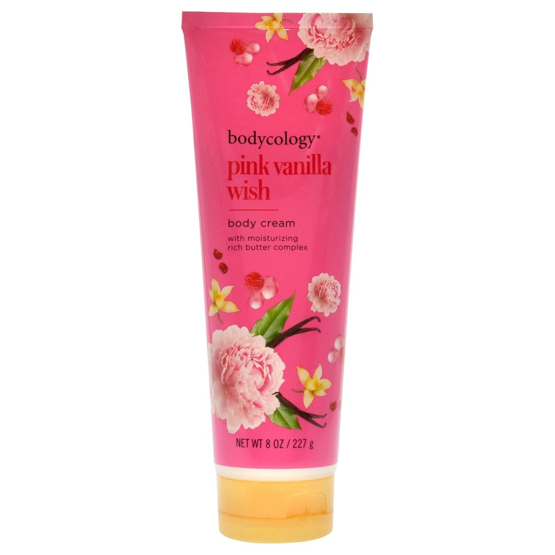 Bodycology Body Cream - Pink Vanilla Wish by Bodycology for Women - 8 oz Body Cream Image 1