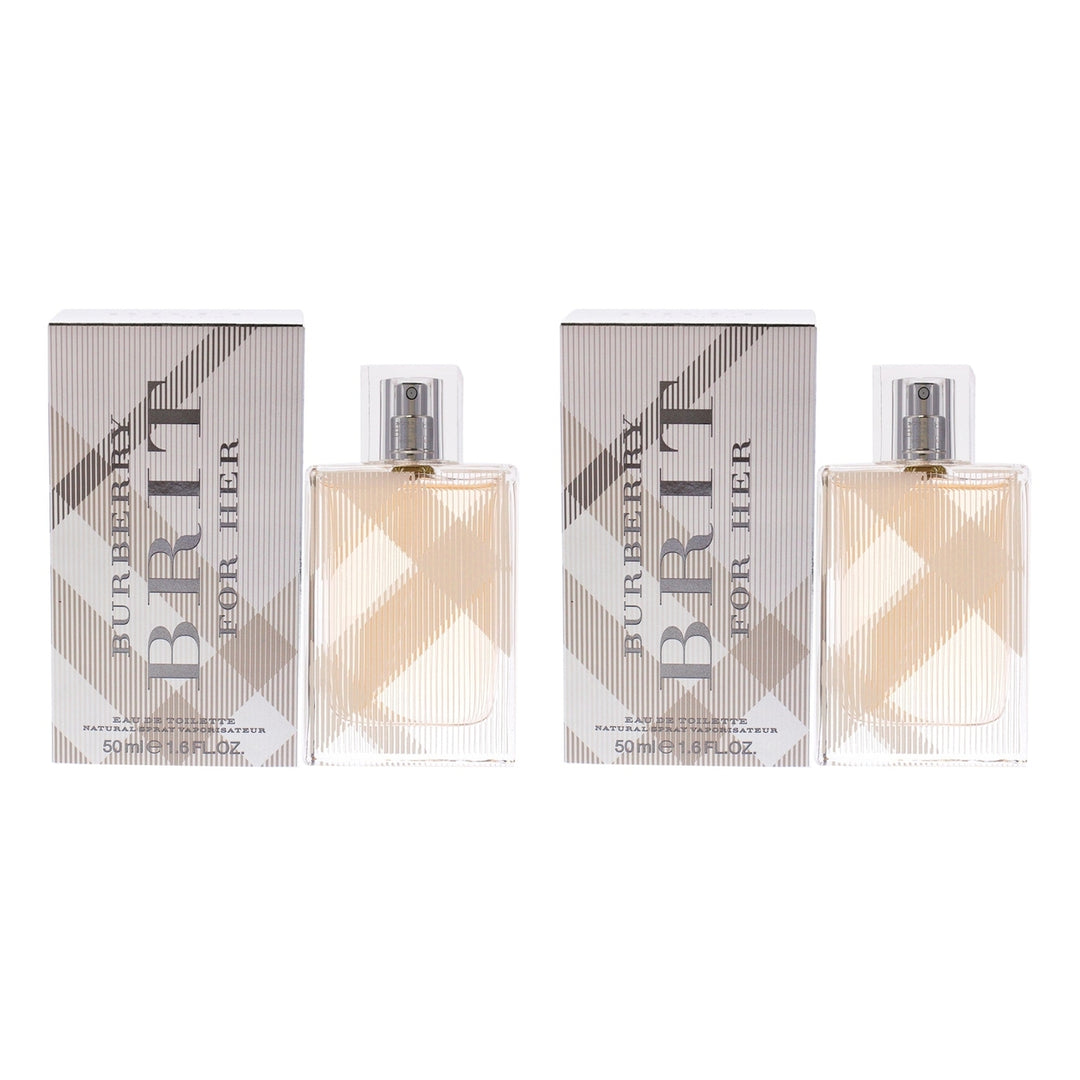 Burberry Burberry Brit by Burberry for Women - 1.6 oz EDT Spray - Pack of 2 Image 1