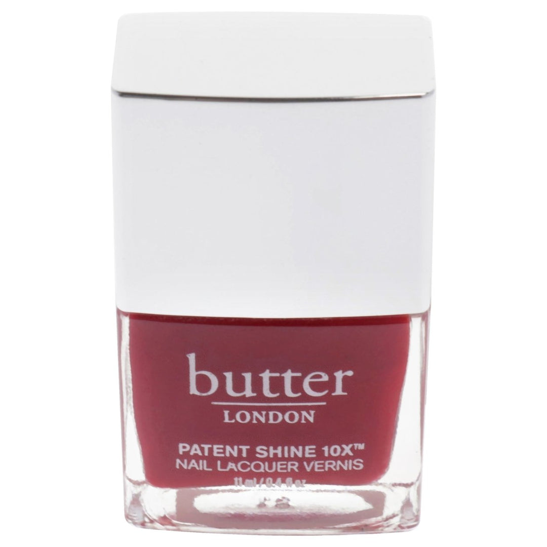 Butter London Patent Shine 10X Nail Lacquer - Her Majestys Red by Butter London for Women - 0.4 oz Nail Polish (Tester) Image 1