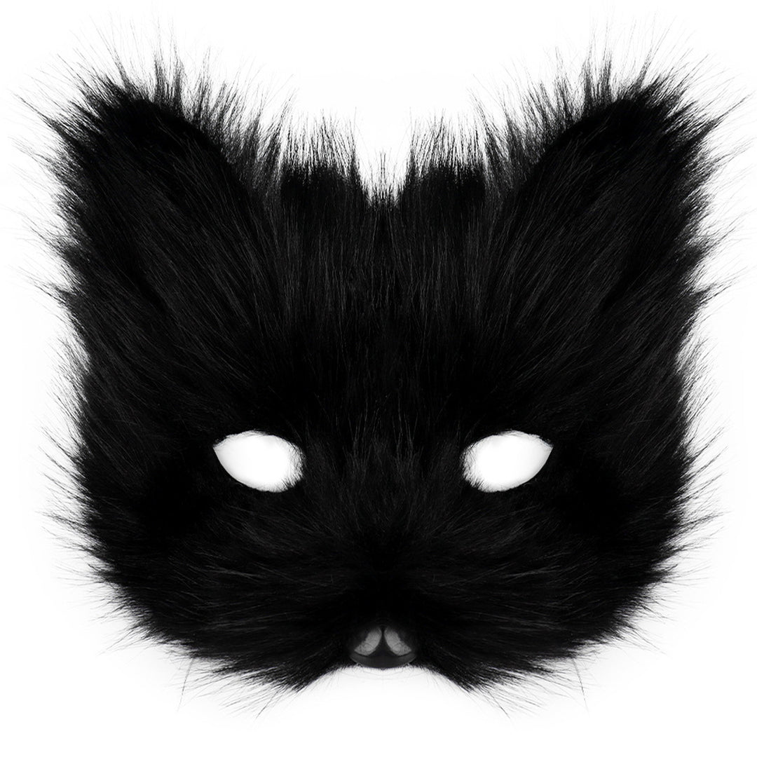 Simulated Fox Masque Adult Halloween Party Cosplay Masque Face Covers Furry Good Detail Club Carnivals Mystery Image 4