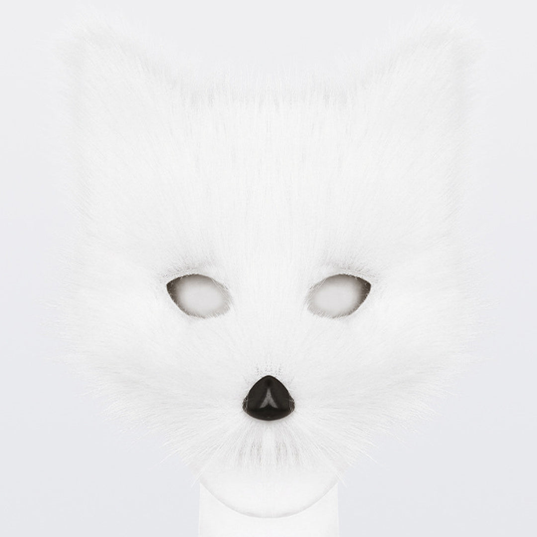 Simulated Fox Masque Adult Halloween Party Cosplay Masque Face Covers Furry Good Detail Club Carnivals Mystery Image 12