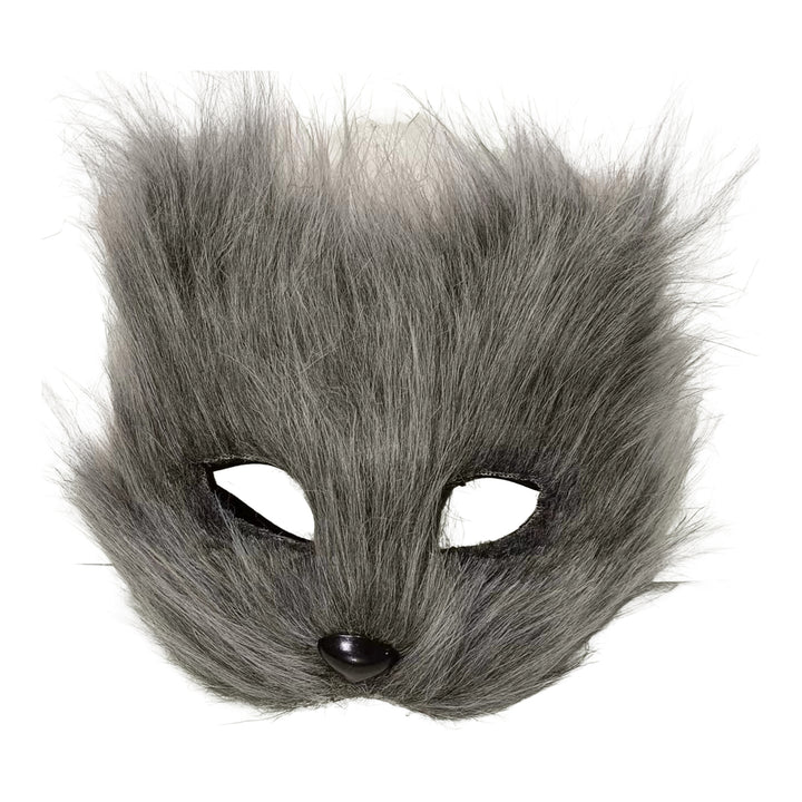 Hairy Fox Face Cushion Half Face Halloween Party Props Masquerade Costume Halloween Cosplay Dance Horror Animal Headgear Image 6