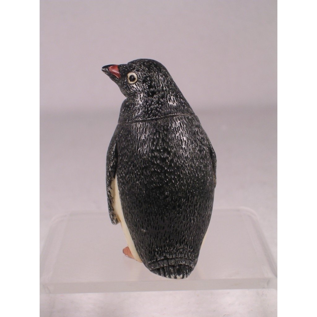 Harmony Kingdom Ball Pot Bellys / Belly Adelie Penguin - PBZPE4 - In Box Image 2