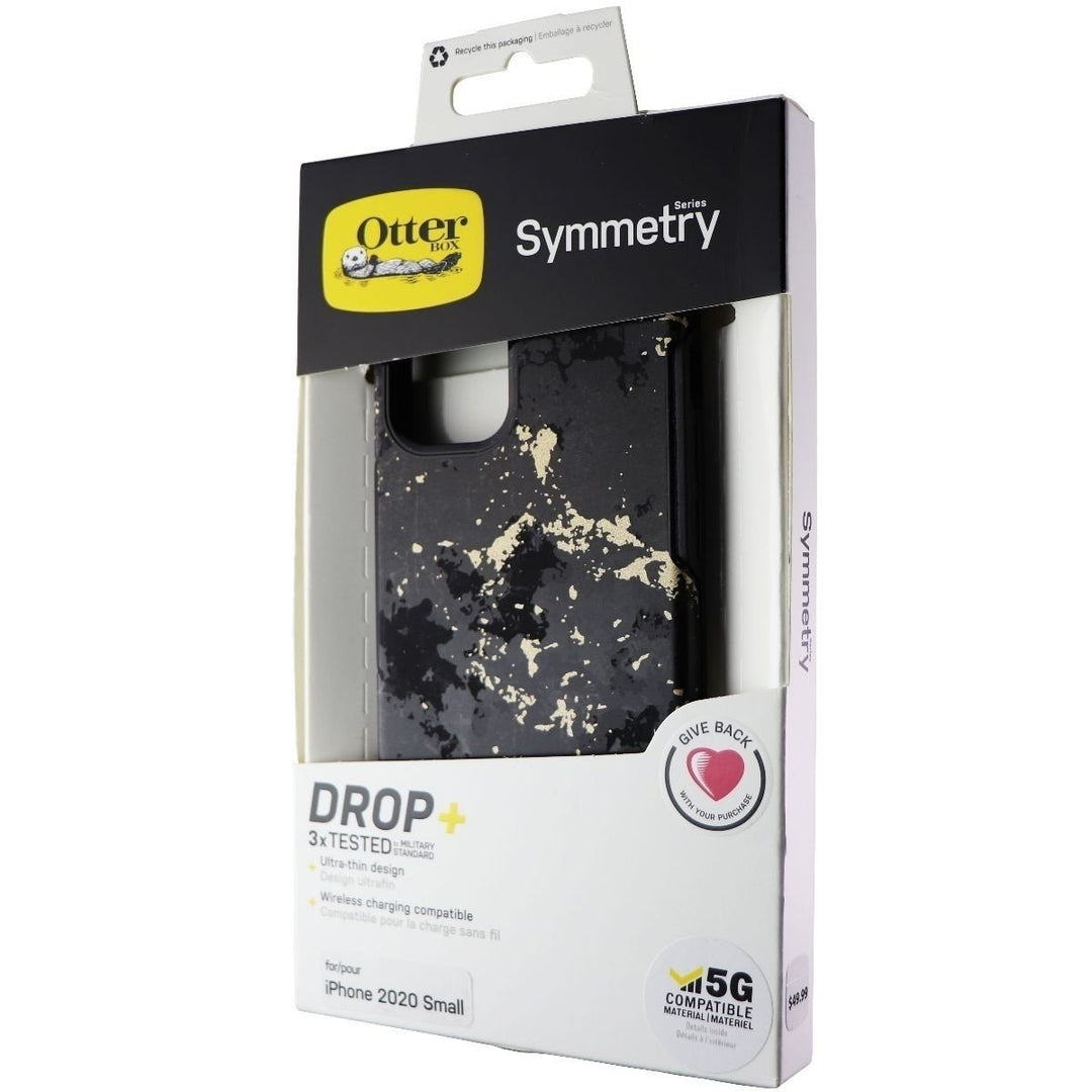 OtterBox Symmetry Series Case for Apple iPhone 12 Mini - Enigma Black/Gold Image 4