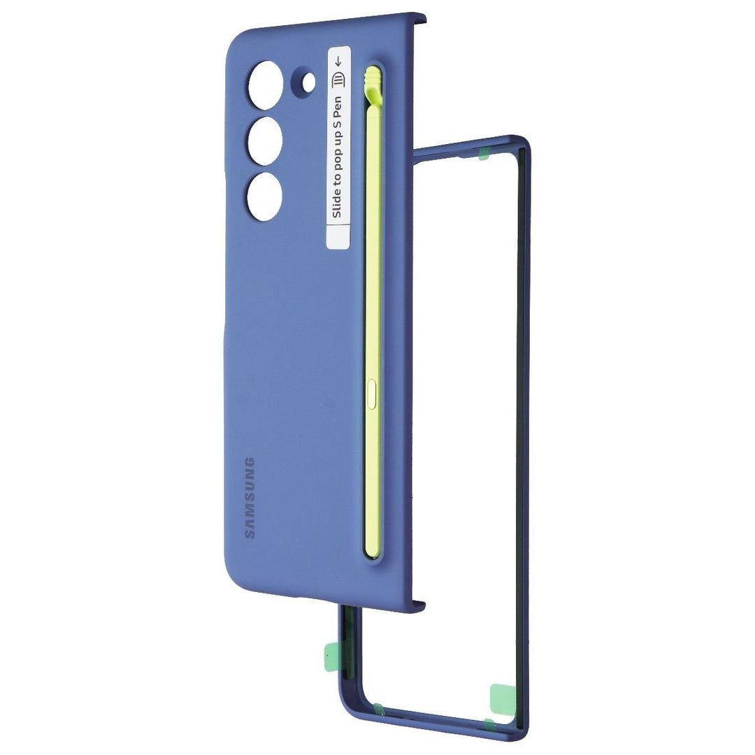 Samsung Slim S Pen Case for Galaxy Z Fold5 - Blue Image 1