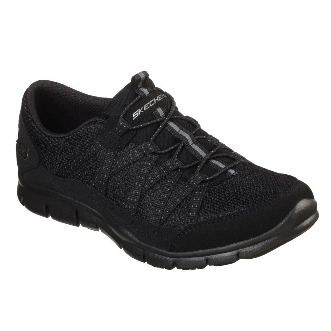 Skechers Womens Gratis - Strolling Sneaker Black - 22823-BBK BLACK Image 2