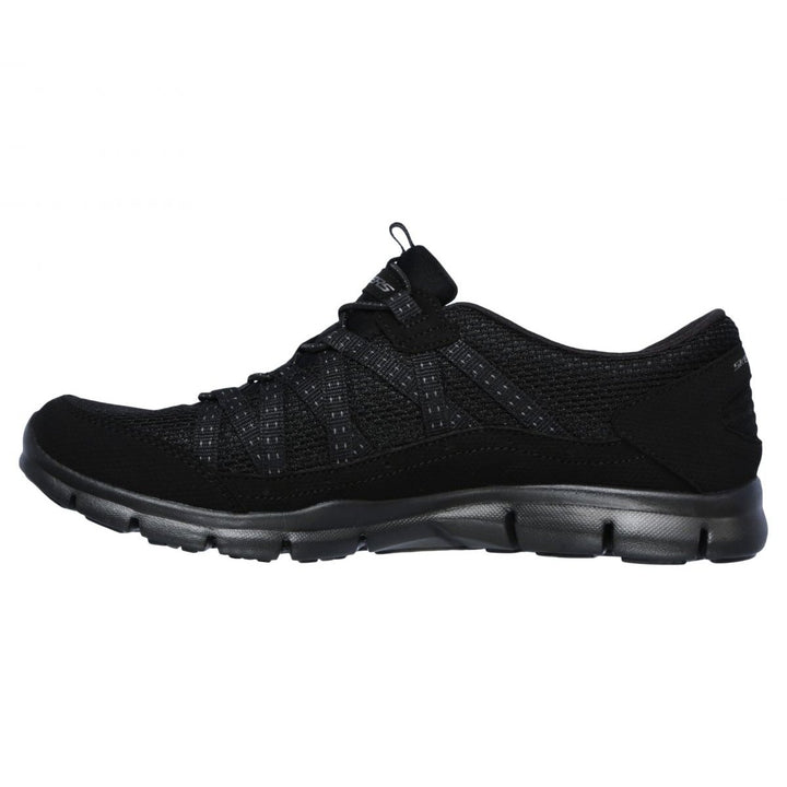 Skechers Womens Gratis - Strolling Sneaker Black - 22823-BBK BLACK Image 3