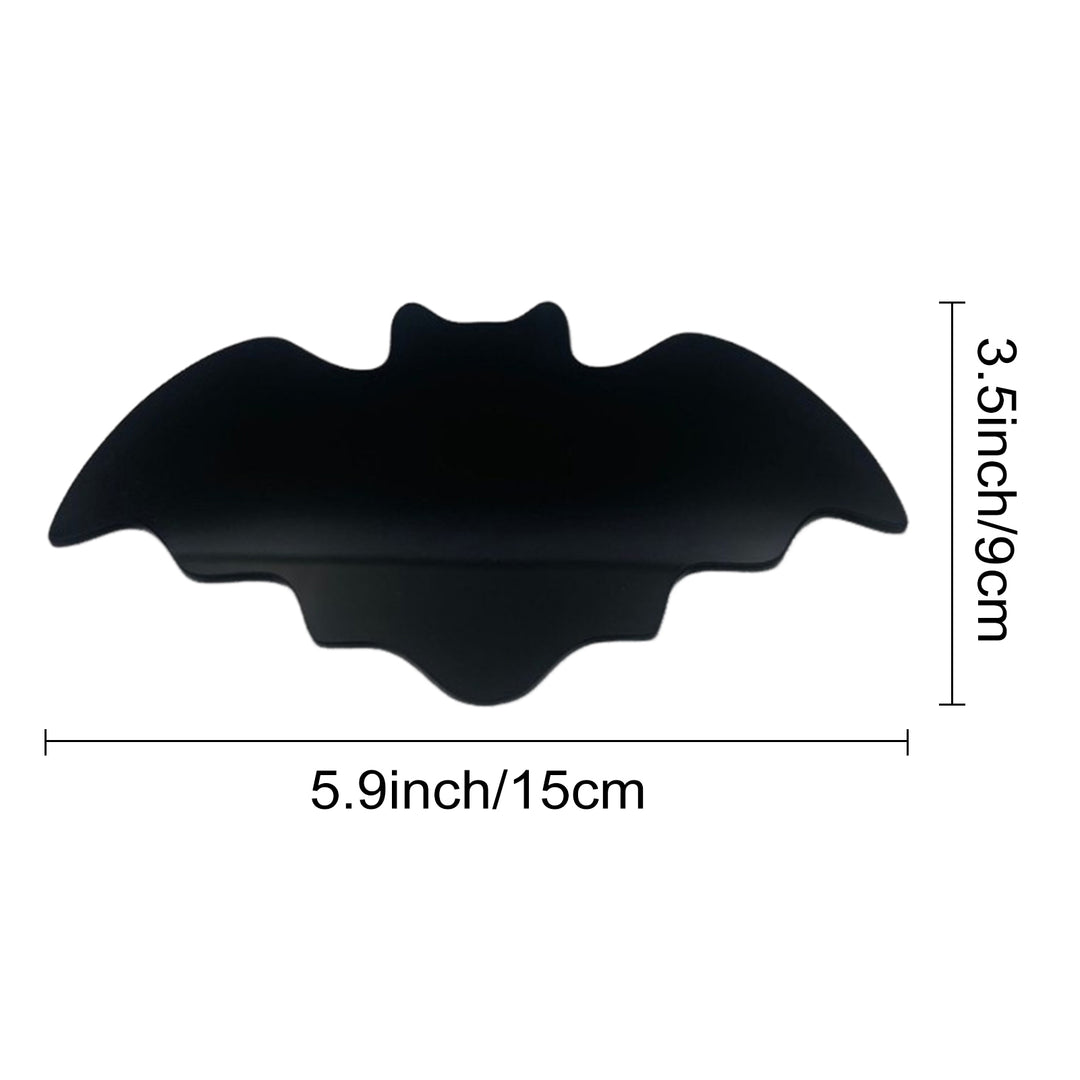 Bat Coasters Acrylic Bat Shape Coaster Halloween Table Decor Easy Maintenance Coasters for Daily Use Kitchens Dining Image 6