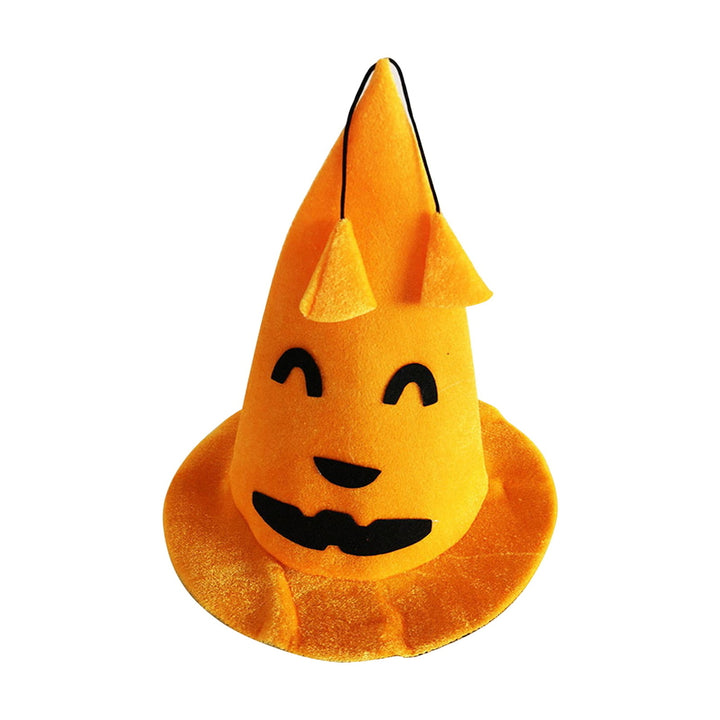 Children Halloween Costume Lace-up Cape Pumpkin Candy Handbag Cartoon Topper Hat Cosplay Performance Halloween Party Image 3