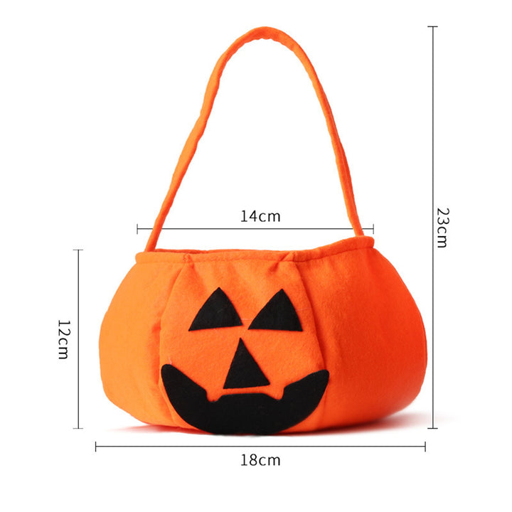 Children Halloween Costume Lace-up Cape Pumpkin Candy Handbag Cartoon Topper Hat Cosplay Performance Halloween Party Image 8