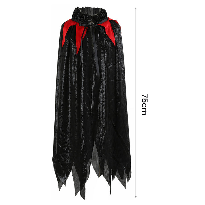 Halloween Cape Witch Broom Witch Hat Easy to Wear Girls Childrens Cloak Costume Cosplay Accessories Image 11