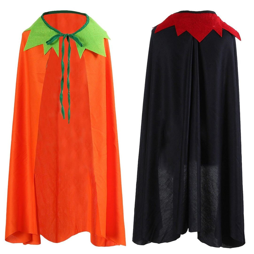 Halloween Children Cloak Cosplay Role Play Costume Lace Up Unisex Color Matching Vampires Style Cardigan Girls Boys Image 6