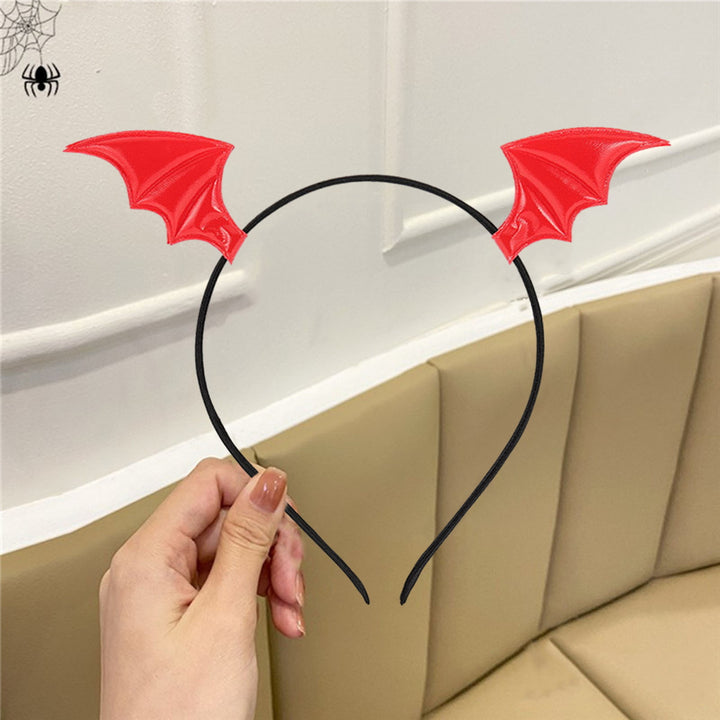 Cosplay Hair Hoop with Devil Wing Ultralight Elastic Novelty Dress-up Halloween Headband Hair Accessories Image 8