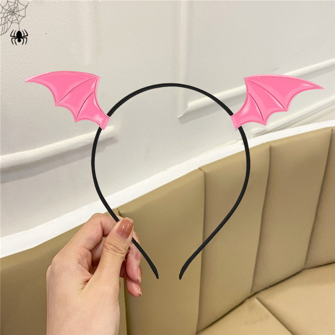 Cosplay Hair Hoop with Devil Wing Ultralight Elastic Novelty Dress-up Halloween Headband Hair Accessories Image 12