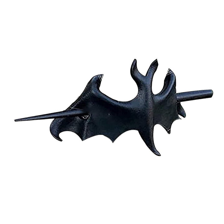 Gothic Hair Claw Women Girl Retro Bat Bird Shape Hair Sticks Hair Pin Durable Black Crow Hairpin Halloween Hair Image 4