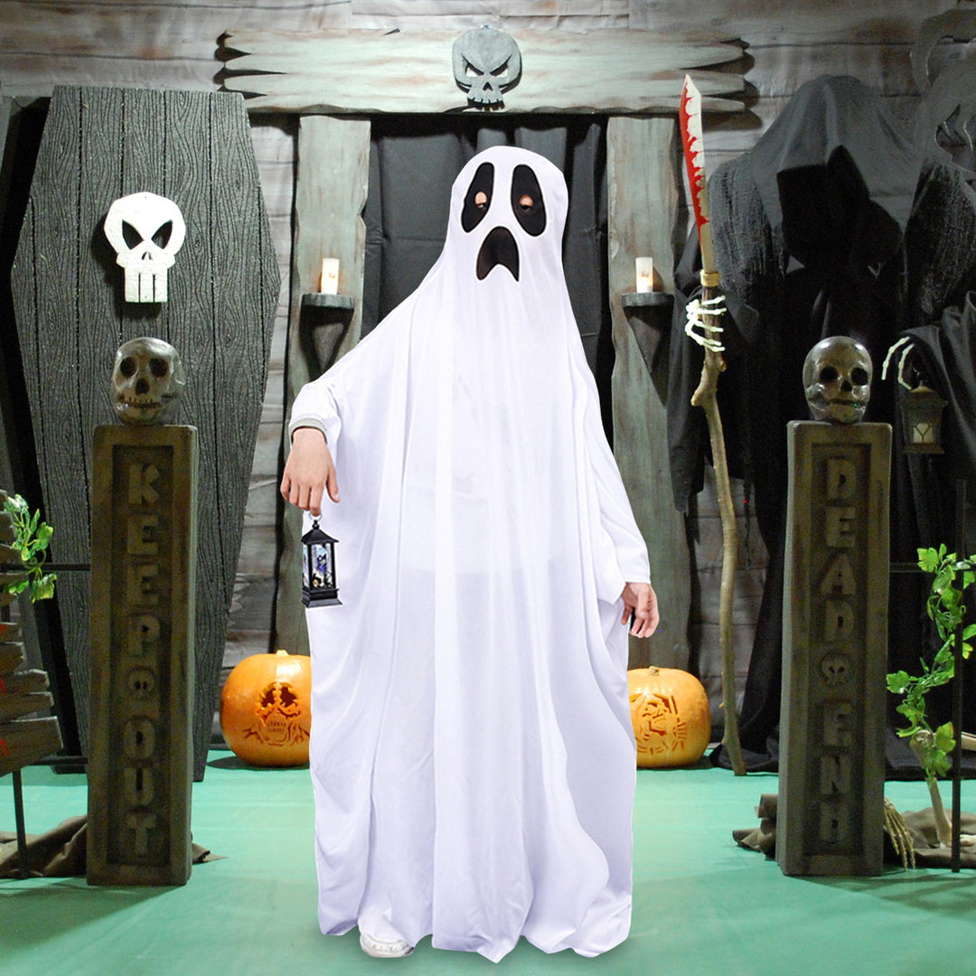 Children Halloween Cape Ghost Cosplay Haunted House Halloween Party Performance Costume Full-covered Adult Masquerade Image 3