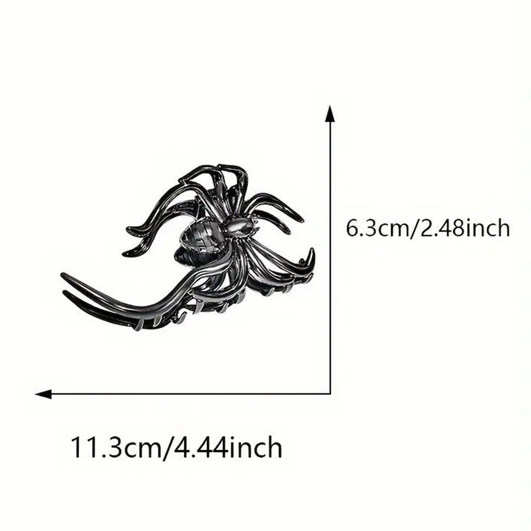 Halloween Hair Claw Bat Skull Hand Spider Design Hair Clip Metal Secure Grip Back Head Hair Claw Party Prom Accessories Image 11