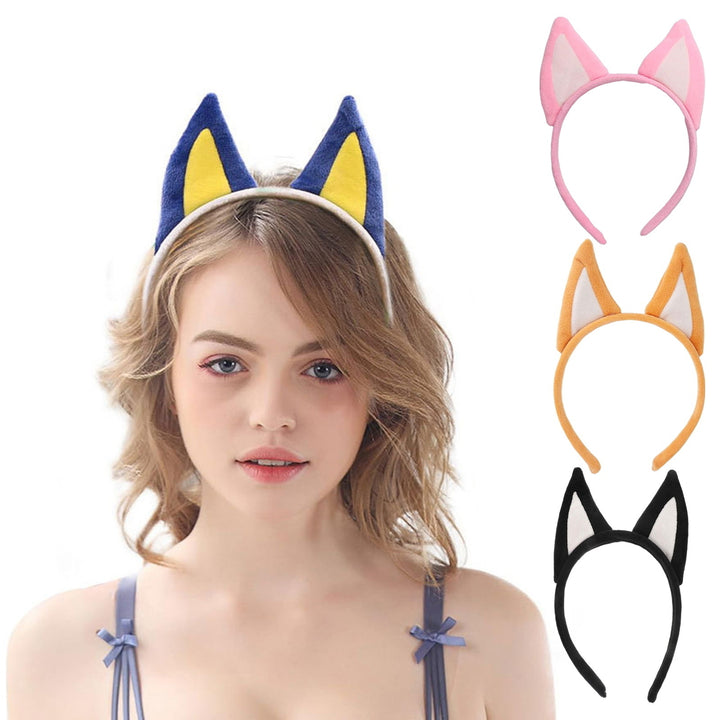 1/2 Pcs/Set Dog Costume Props Animal Ears Decor Hair Hoop Tail Set Birthday Party Cosplay Dress Up Accessories Image 1