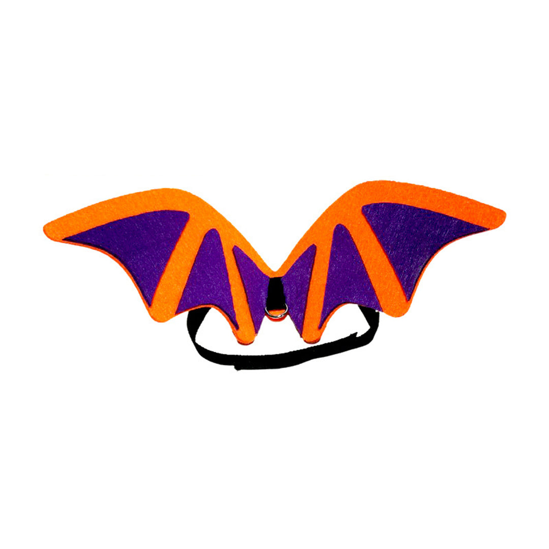 Pet Bat Wing Costume Fine Workmanship Eye-catching Halloween Bat Wing Transform Costume Pet Supplies Image 3