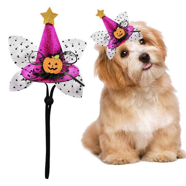 Pet Hat Halloween Spooky Style Bow Tie Decoration Adjustable Design Create Atmosphere Hat Cute Cat Dog Accessories Image 10