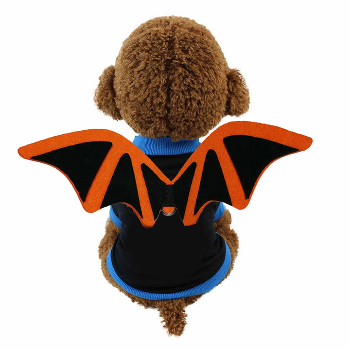 Pet Bat Wing Costume Fine Workmanship Eye-catching Halloween Bat Wing Transform Costume Pet Supplies Image 11