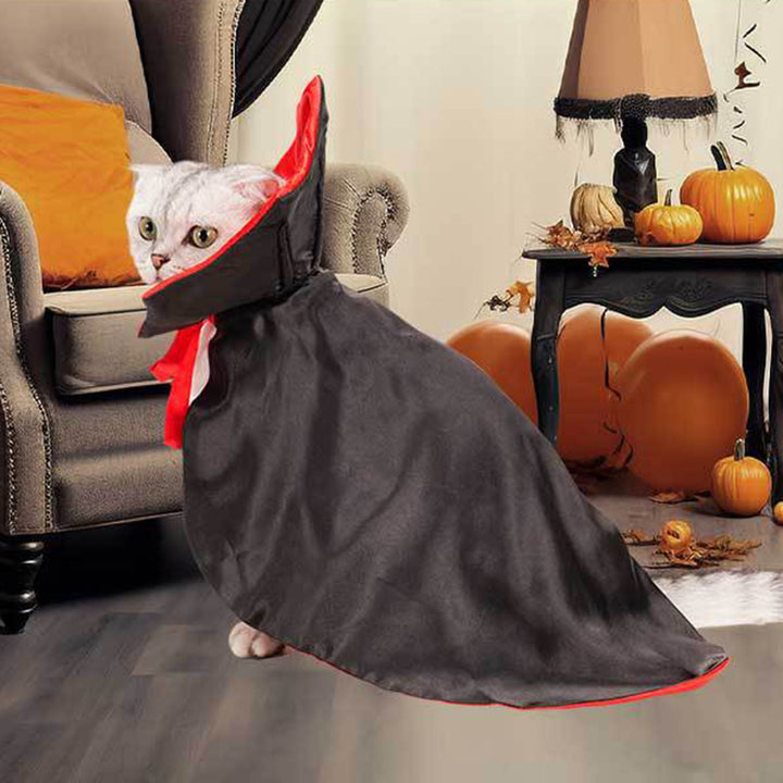 Pet Halloween Cape for Small Medium Dogs Cats Funny Cat Cloak Festive Dress-up Costume Pet Outfit for Halloween Cosplay Image 8