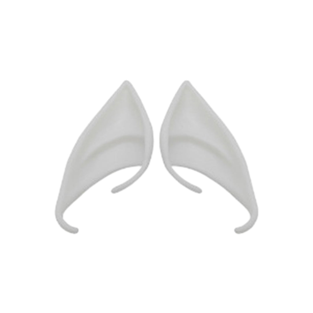 2Pcs Realistic Elf Ears Halloween Makeup Props Add Charm Wide Application Elf Ears for Avatar Goblin Fairy Costumes Image 6