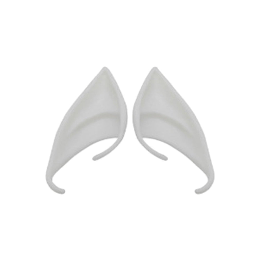 2Pcs Realistic Elf Ears Halloween Makeup Props Add Charm Wide Application Elf Ears for Avatar Goblin Fairy Costumes Image 1