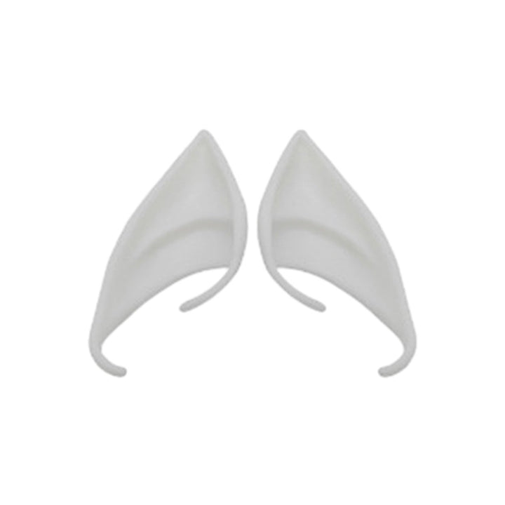 2Pcs Realistic Elf Ears Halloween Makeup Props Add Charm Wide Application Elf Ears for Avatar Goblin Fairy Costumes Image 1