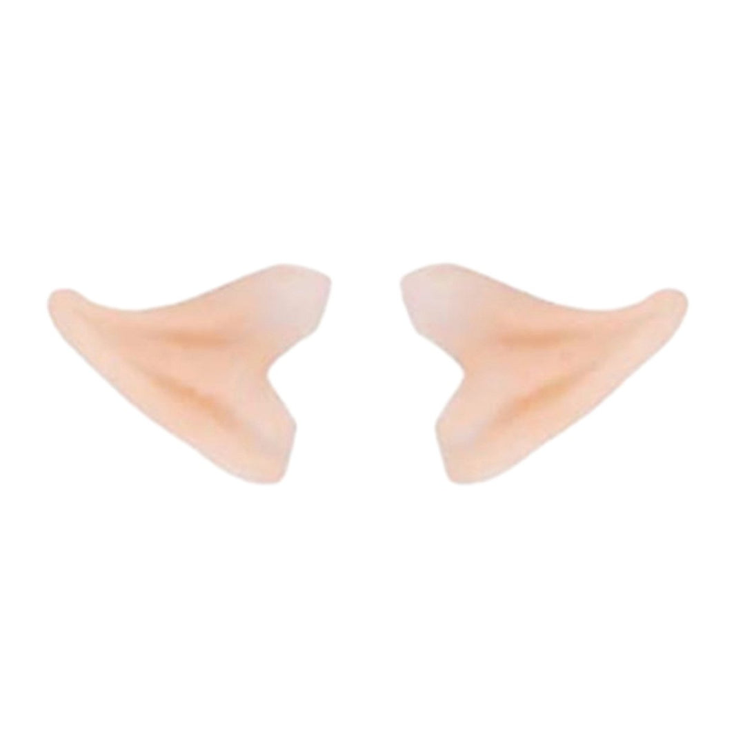 2Pcs Realistic Elf Ears Halloween Makeup Props Add Charm Wide Application Elf Ears for Avatar Goblin Fairy Costumes Image 11