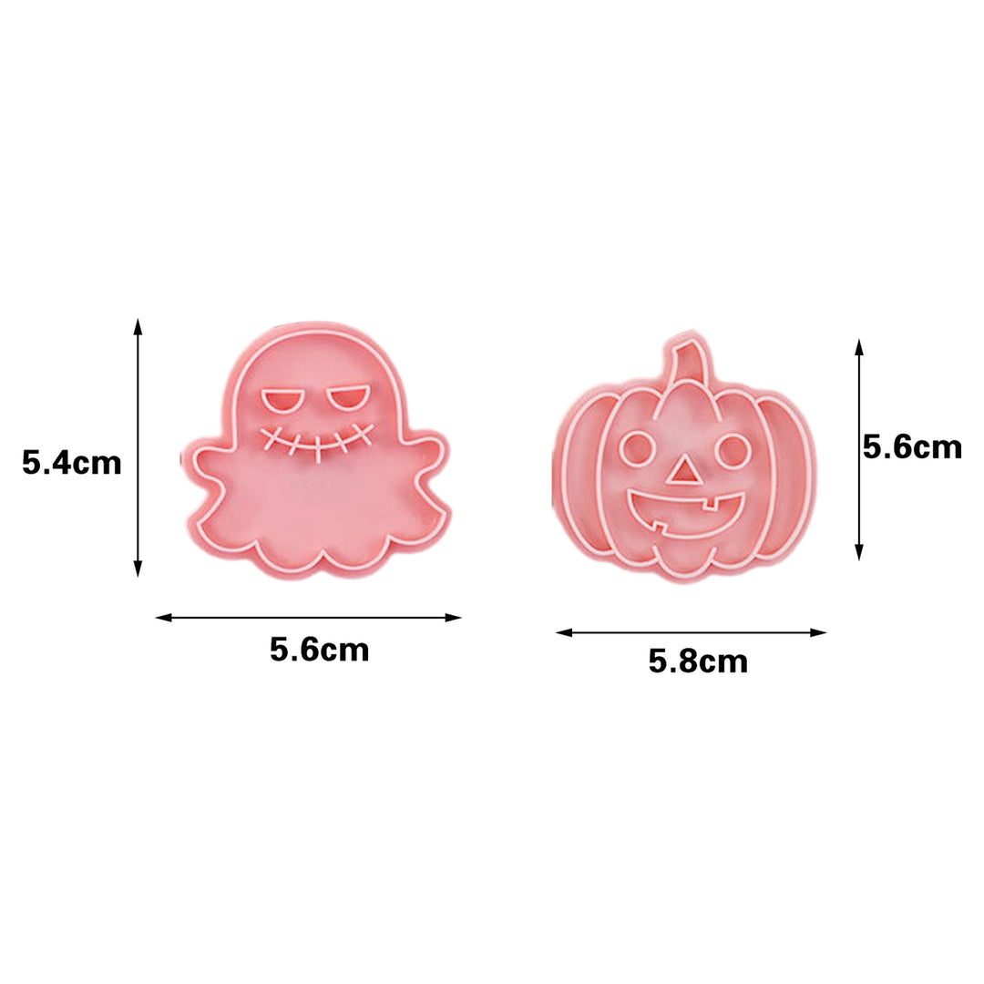 10Pcs Biscuit Mold Halloween Ghost Shaped Cookie Cutters Chocolate Fondant Baking Mold for Home Kitchen Image 7