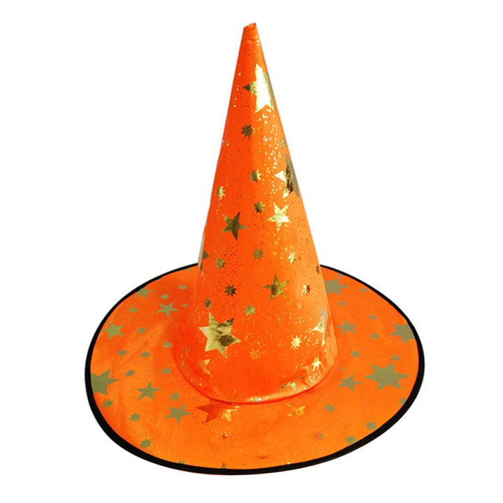 Halloween Cape Fine Workmanship Cosplay Costume Dress Up Star Pattern Hat for Halloween Christmas Parties Image 1